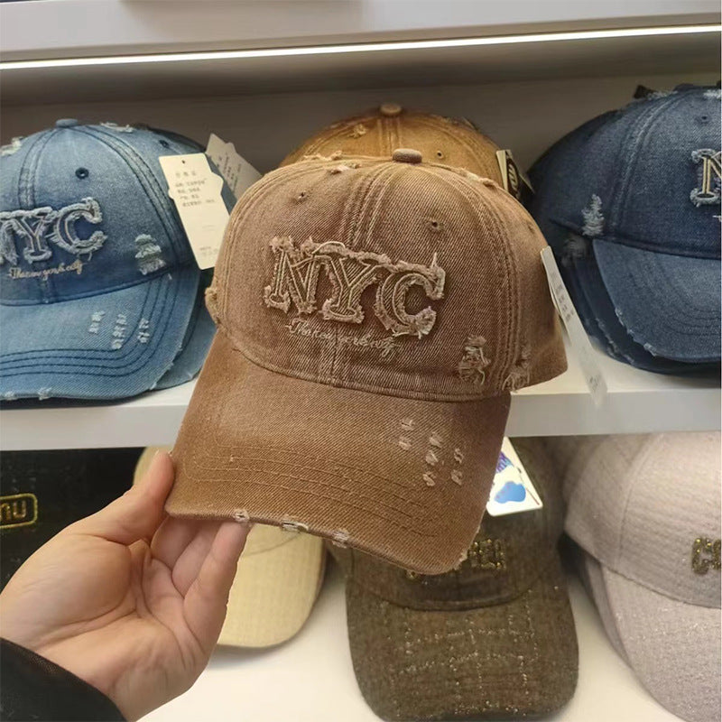 【小物】4色ベースボール キャップF7993