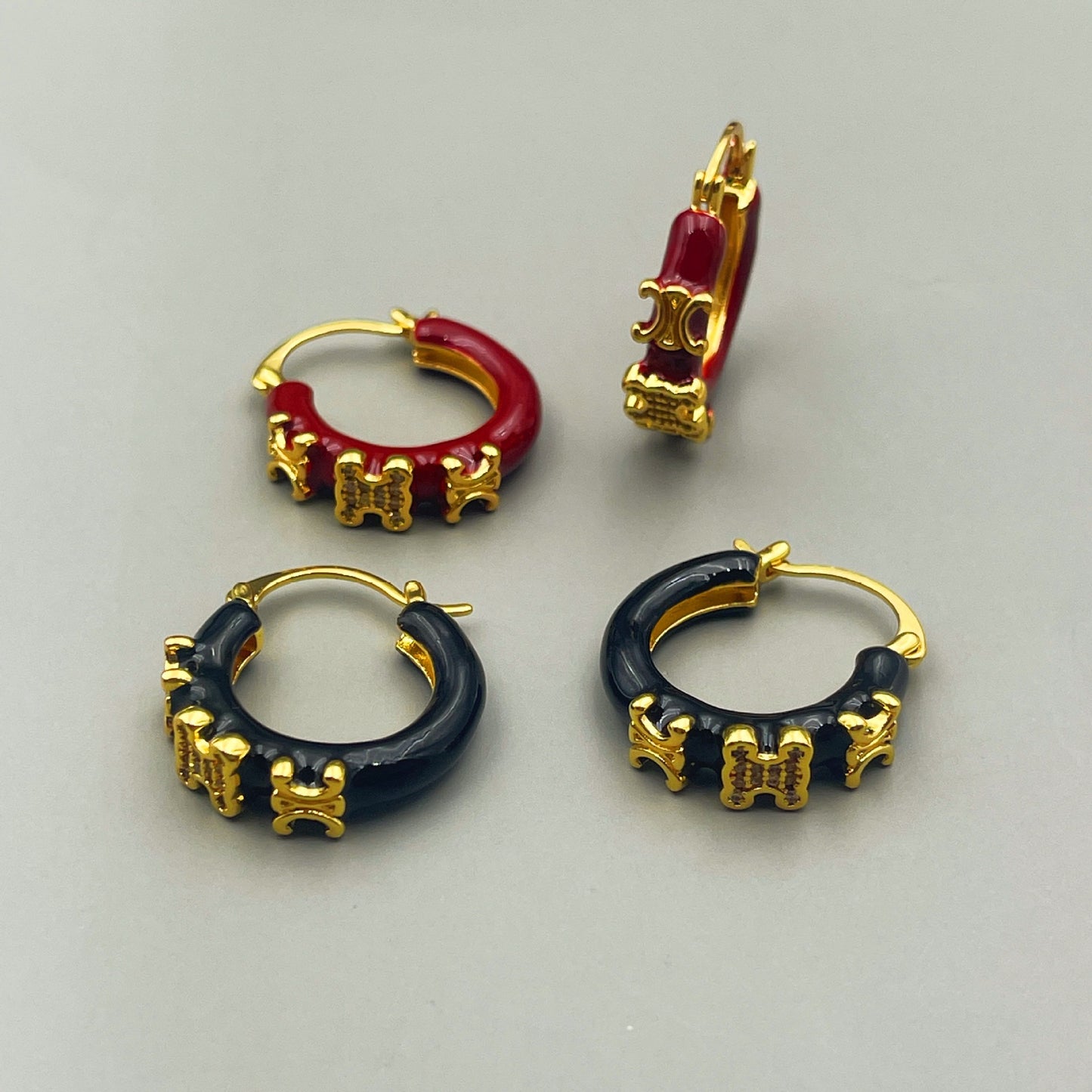 【小物】英字柄ピアスアクセサリーG21648