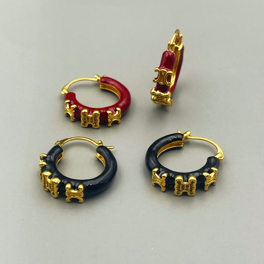 【小物】英字柄ピアスアクセサリーG21648