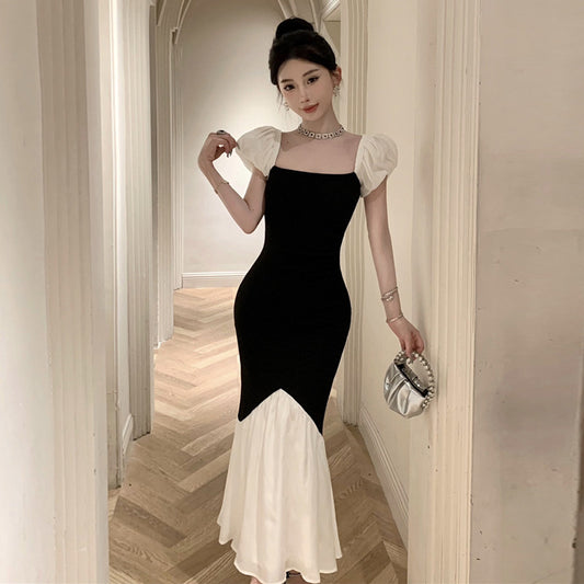 【dress】スクエアネックマーメイドデートワンピースG21887