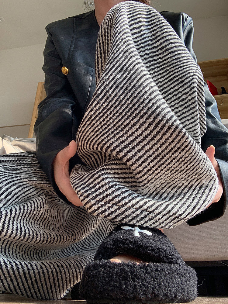 【bottoms】配色ガウチョパンツF8290