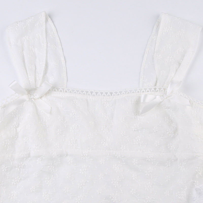 【tops】ボウタイキャミソールF7584