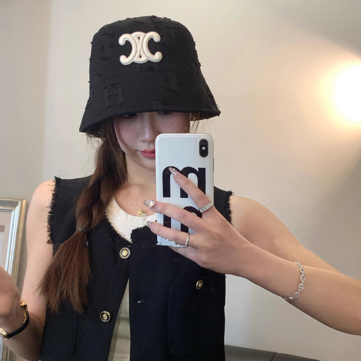 【小物】2色サファリハットF7554