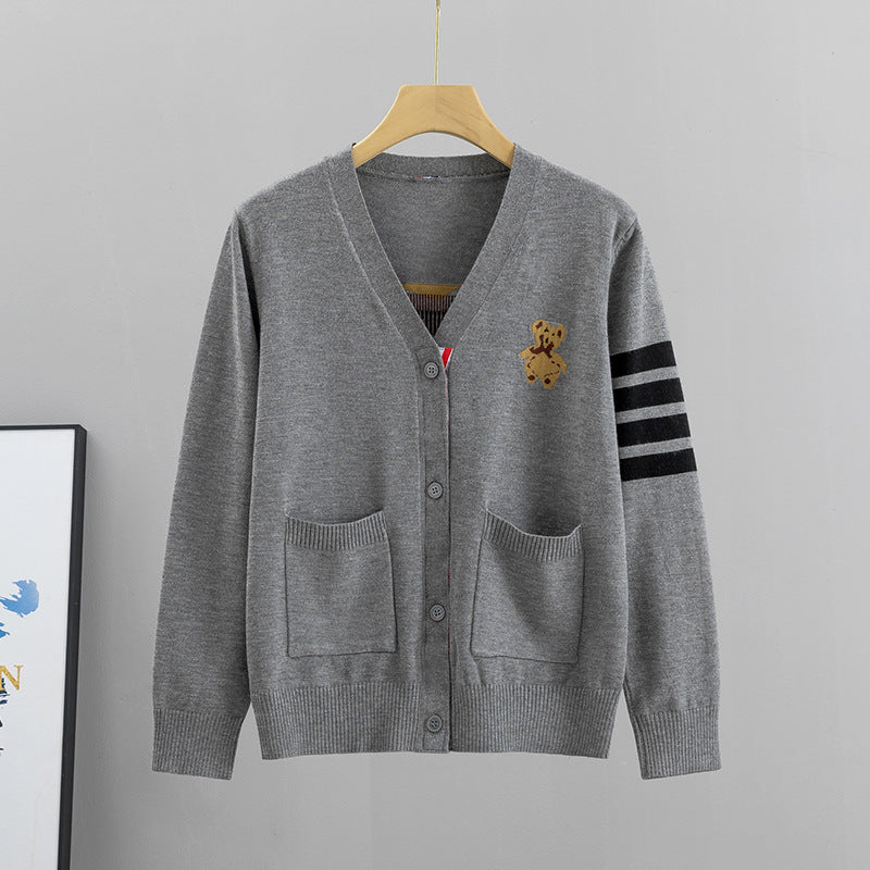 【outer】キャンパスニットカーディガンG23457