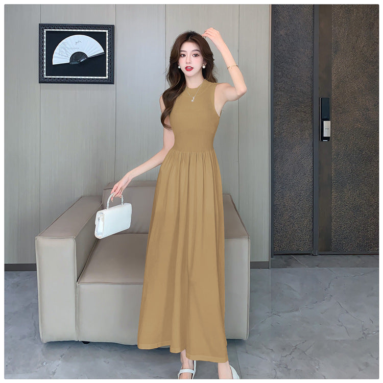 【dress】体型カバーニットキャミワンピースG21963