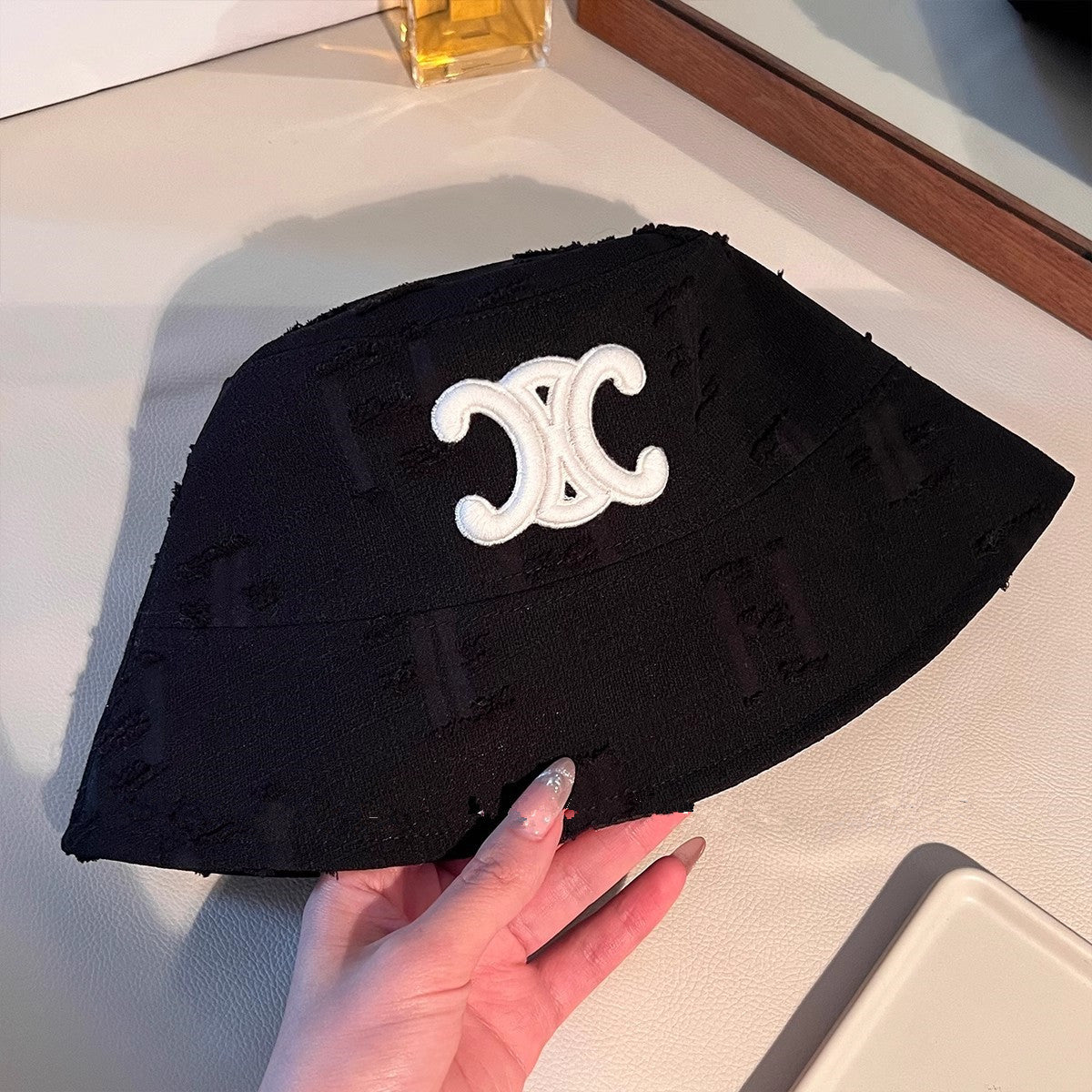 【小物】2色サファリハットF7554