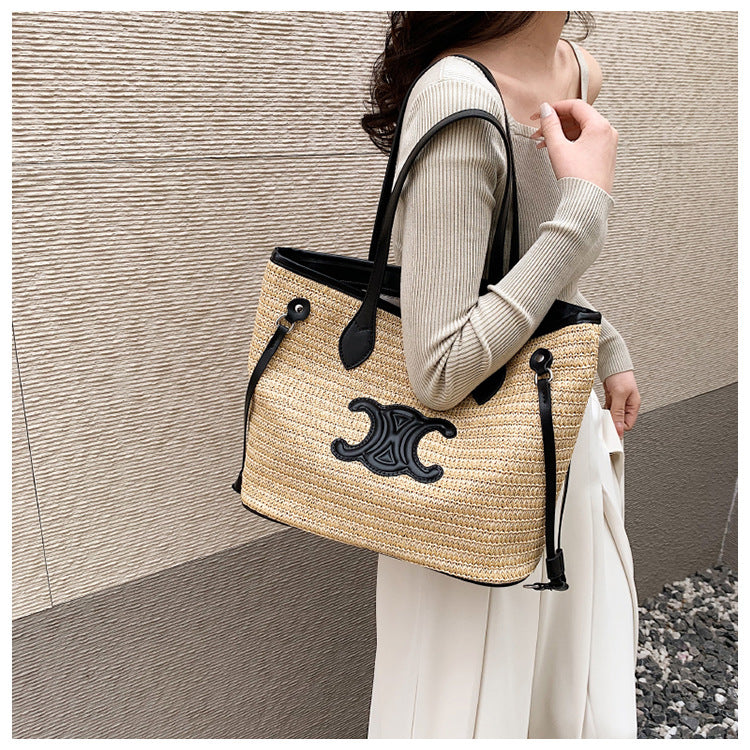 【小物】OL通勤大容量カゴバッグG21743