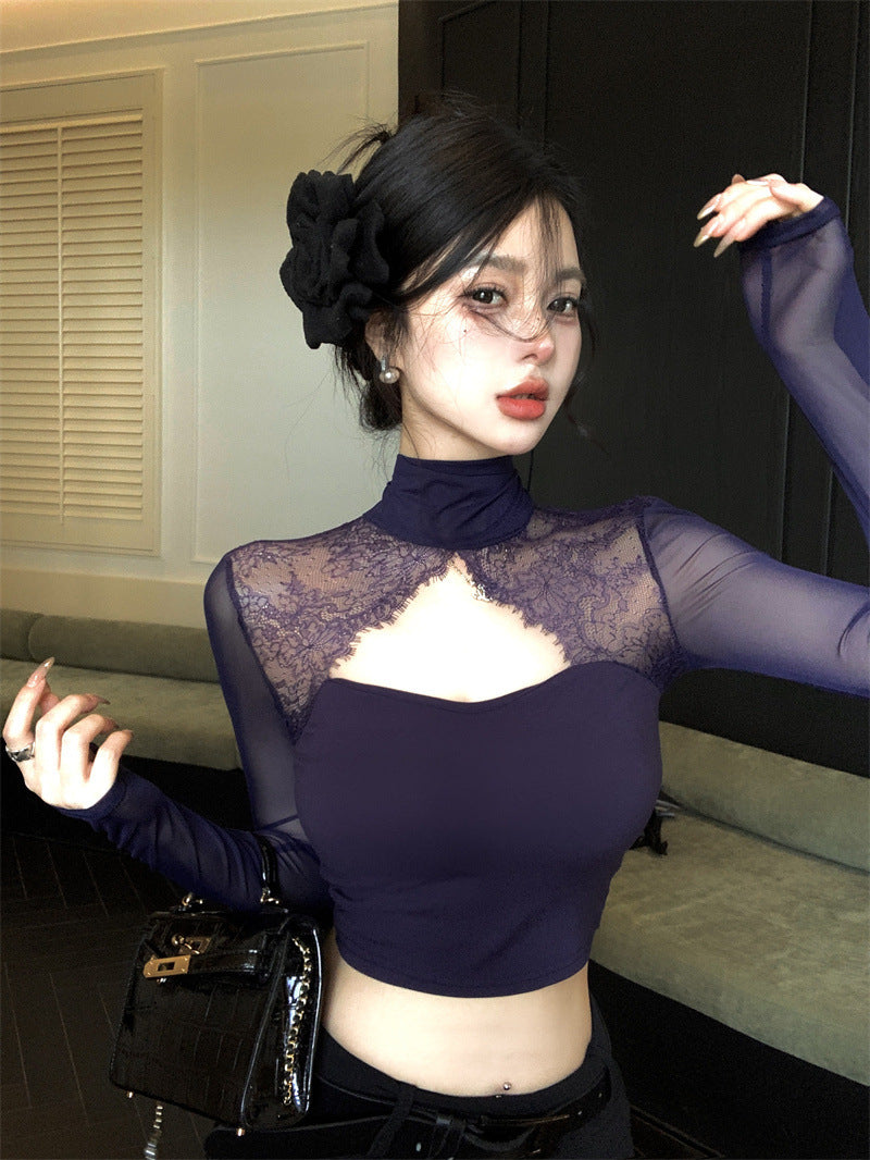 【tops】バックレス長袖TシャツG24096