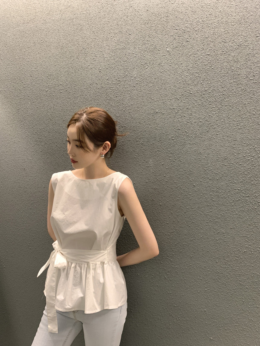 【tops】ノースリーブブラウスG22127