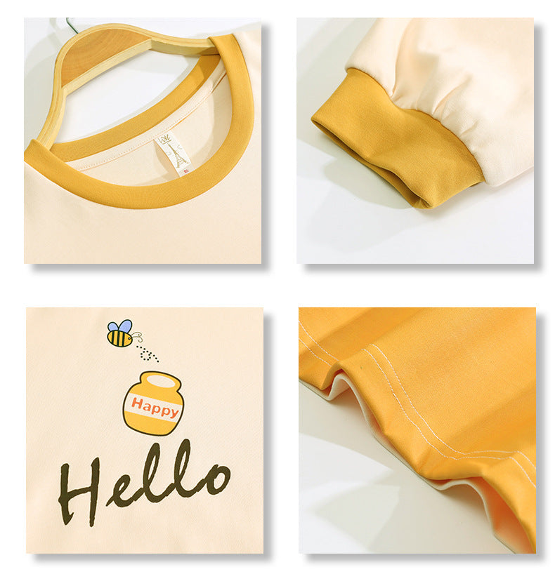 【ホーム・生活】カップルパジャマ上下セットルームウェアF8425