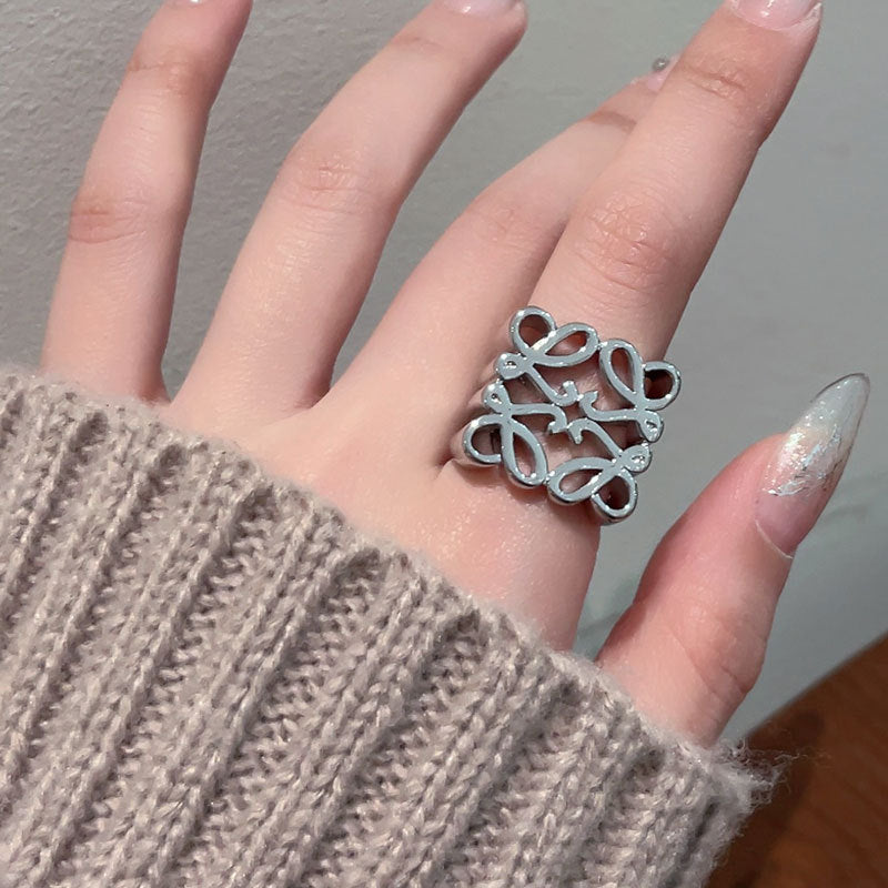 【小物】ジオメトリック柄指輪アクセサリーG21655