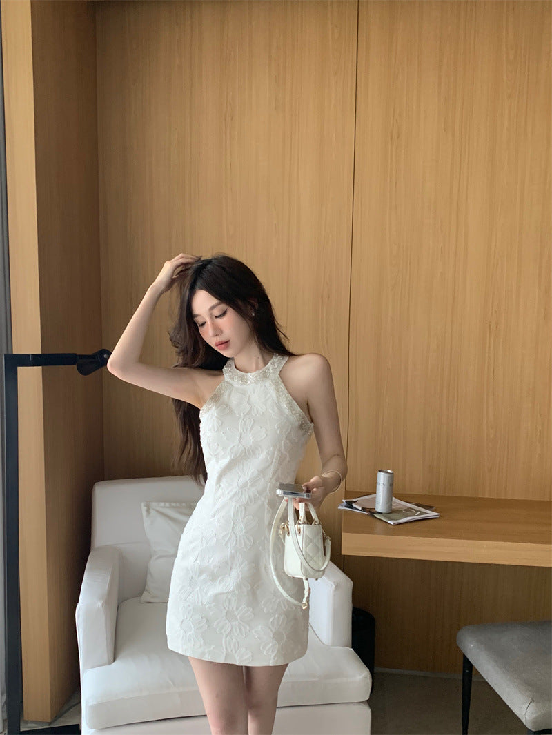 【dress】ダイヤモンドホルターネックデートワンピースG21705