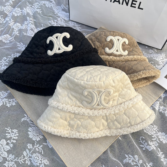 【小物】3色秋冬ニットサファリハットF8396