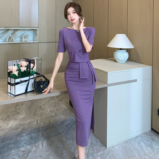 【dress】体型カバータイトデートワンピースG21969