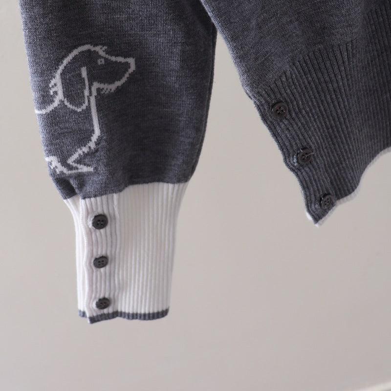 【tops】ラウンドネックニットセーターG23548