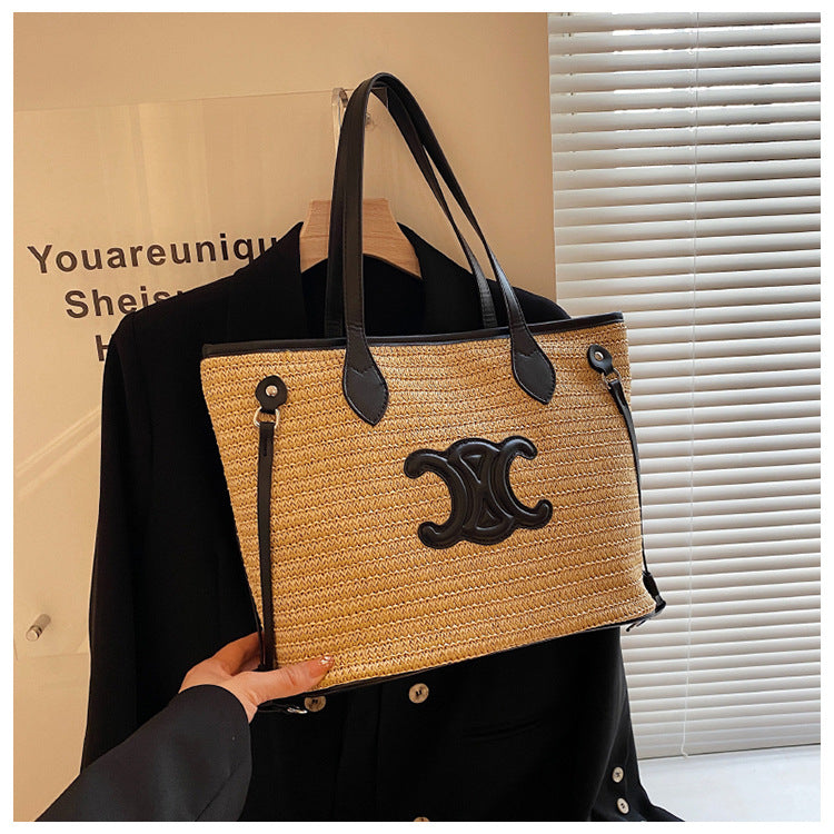 【小物】OL通勤大容量カゴバッグG21743