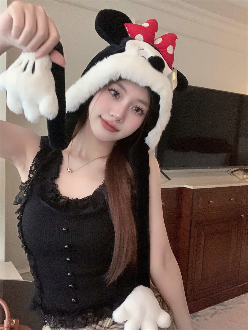 【tops】レースニットキャミソールG22296