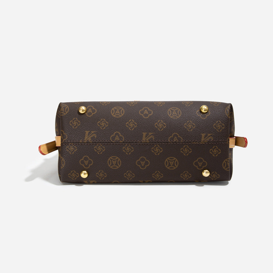 【小物】2色大容量ショルダーバッグF8152