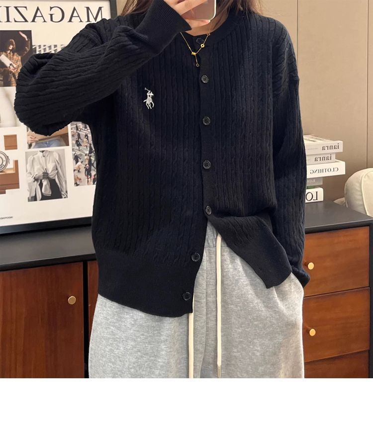 【outer】長袖ニットカーディガンF8217