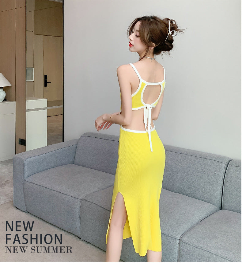 【dress】ニットキャミワンピースG21823