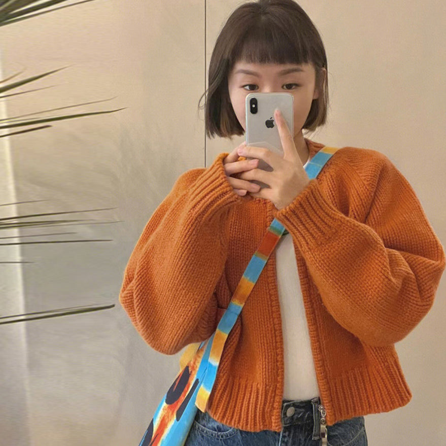 【outer】ニットカーディガンG23681