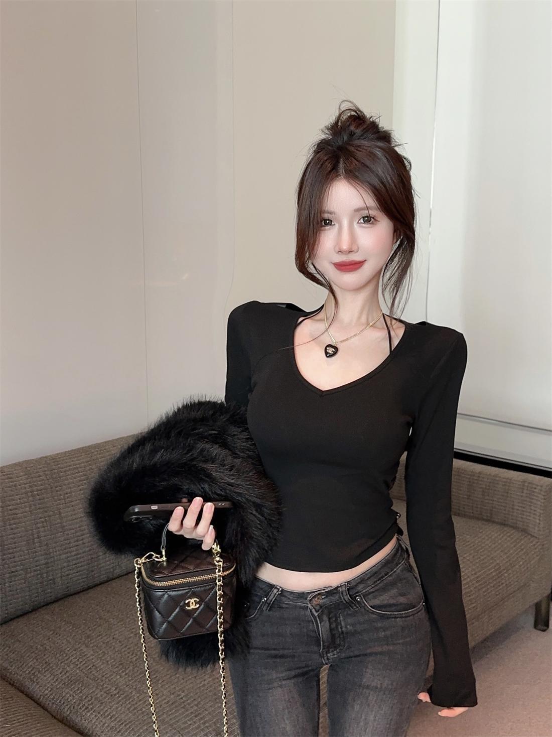 【tops】レースウエストリボンブラウスF8332