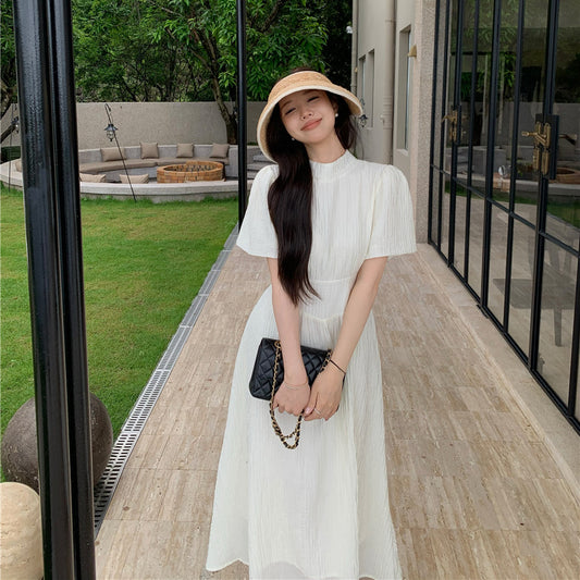 【dress】スタンドネックデートワンピースG21974