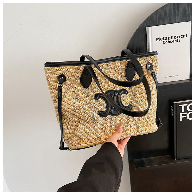 【小物】OL通勤大容量カゴバッグG21743