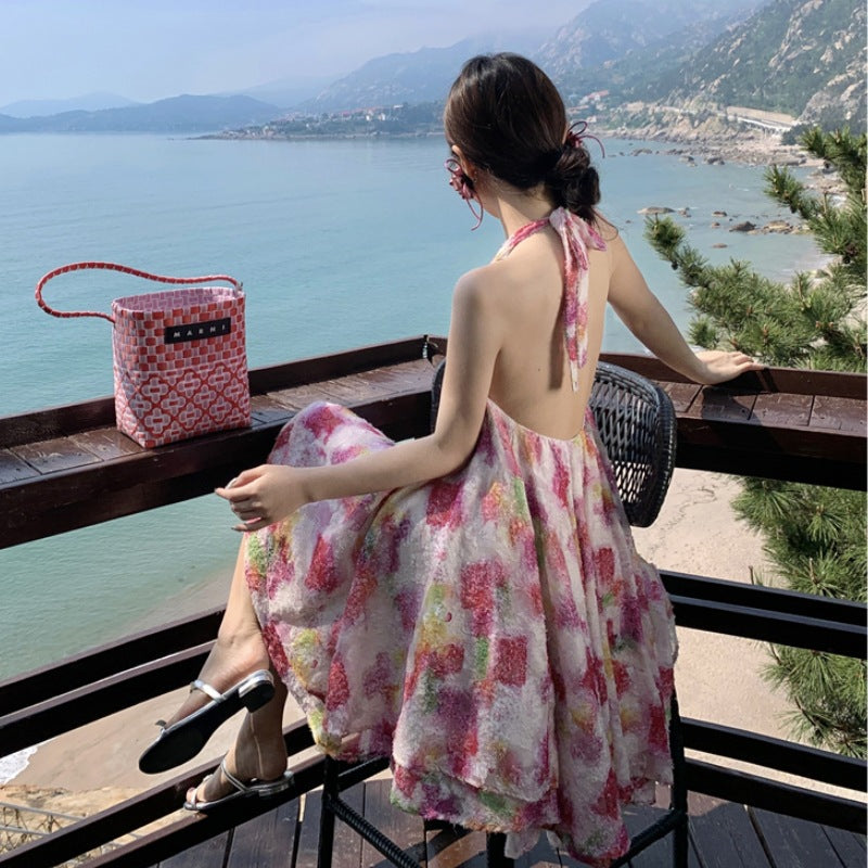 【dress】ホルターネックデートワンピースG22243