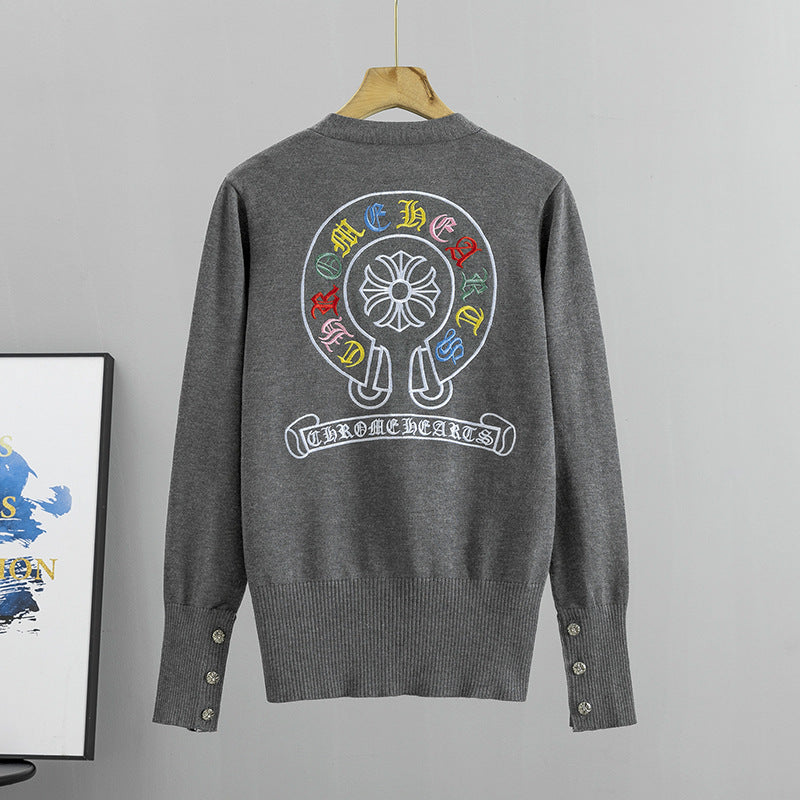 【outer】VネックニットカーディガンG23455