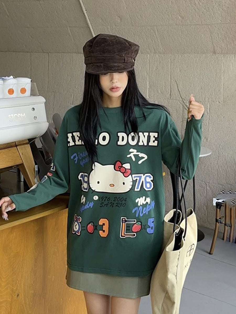 【tops】キャラクタープリントTシャツＫ0158