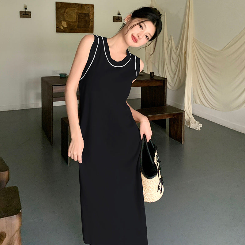 【dress】ノースリーブニットワンピースG21830