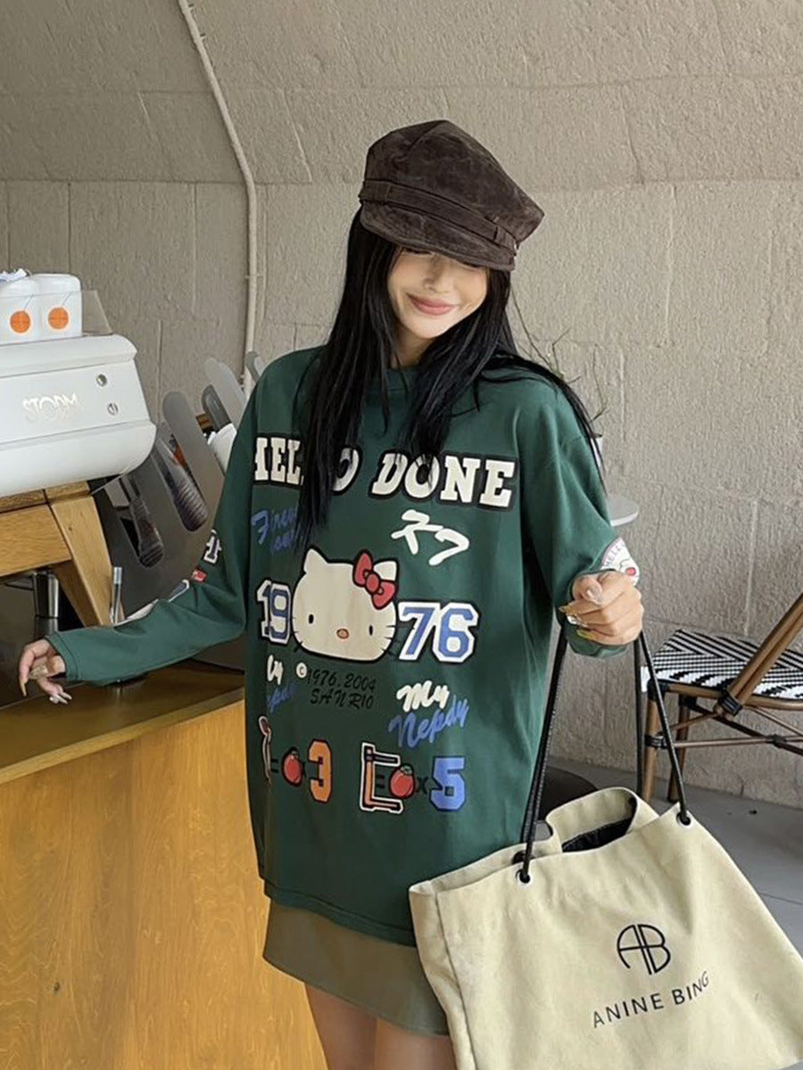 【tops】キャラクタープリントTシャツＫ0158