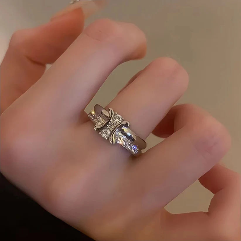 【小物】2点セット指輪アクセサリーF8410