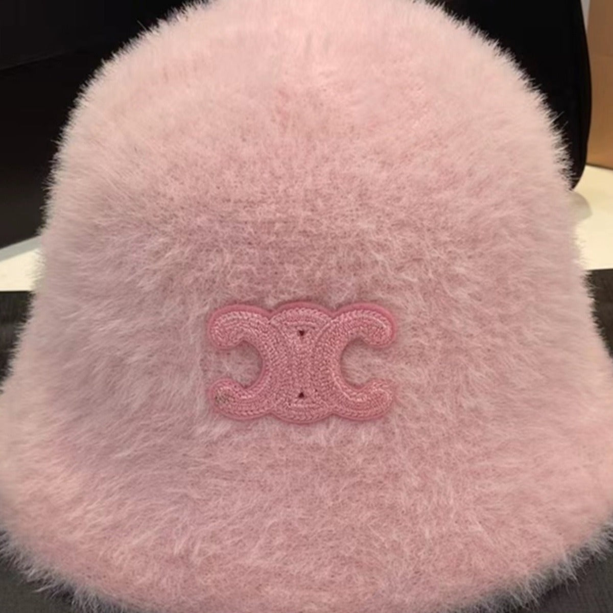 【小物】4色ふわふわサファリハットF8418