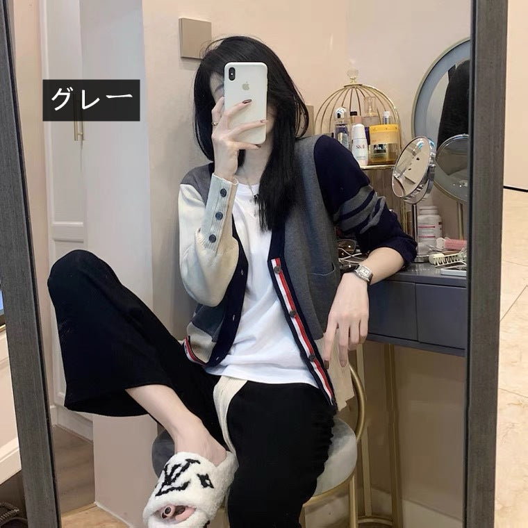 【outer】ニットカーディガンG23434