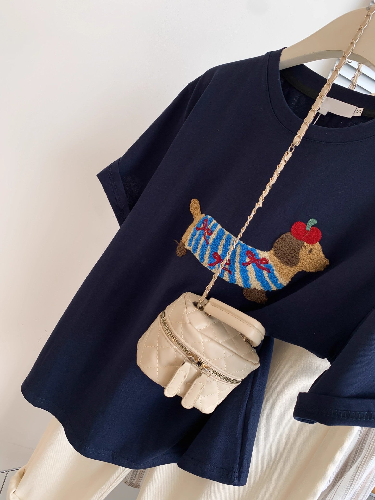 【tops】動物柄ゆったりＴシャツF7863