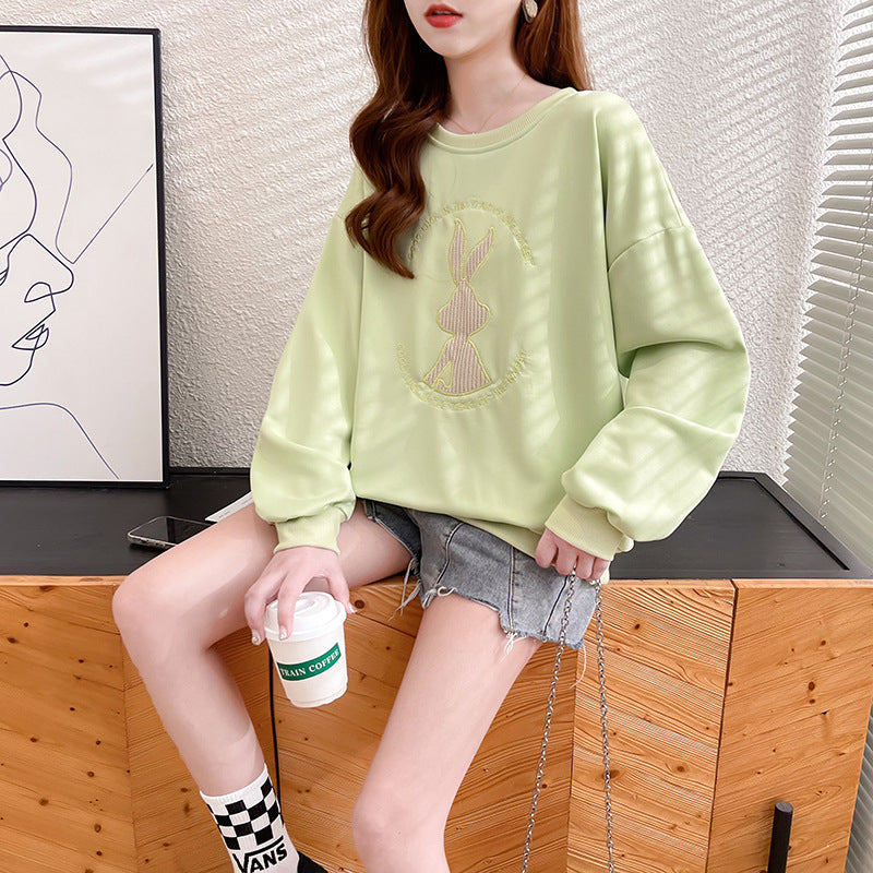 【tops】ゆったりカジュアル薄手パーカーF8260