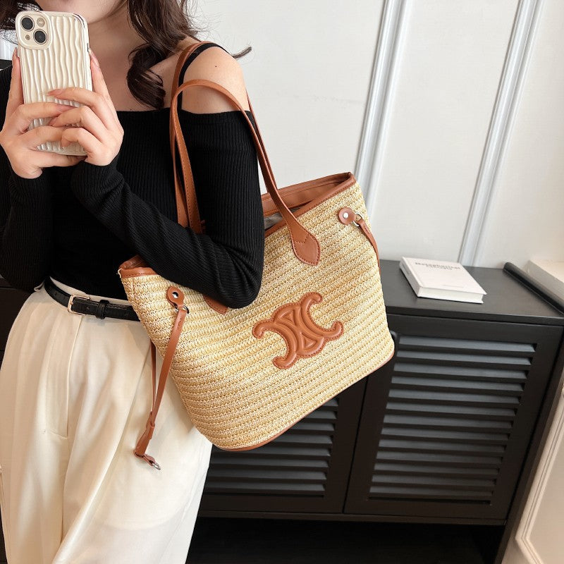 【小物】OL通勤大容量カゴバッグG21743