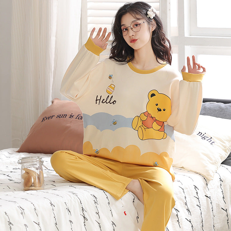 【ホーム・生活】カップルパジャマ上下セットルームウェアF8425