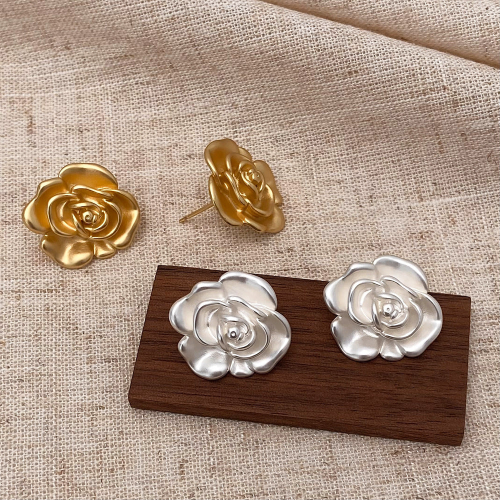 【小物】花柄ピアスアクセサリーF8070