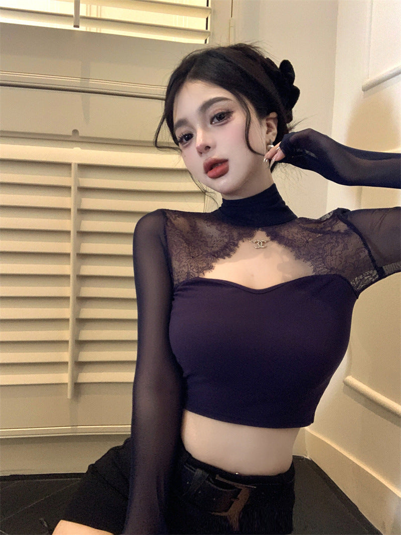 【tops】バックレス長袖TシャツG24096