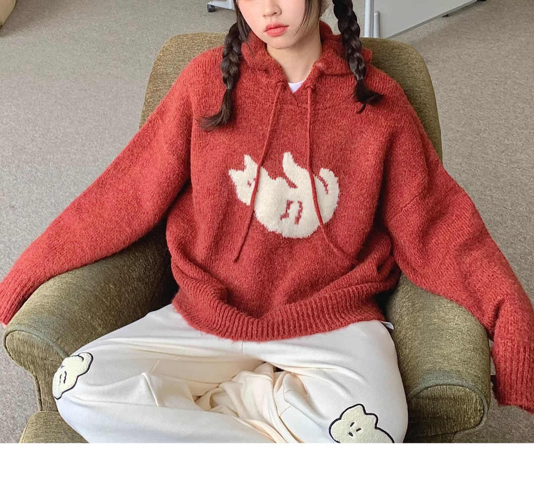 【Tops】キャラクター長袖セーターF8276