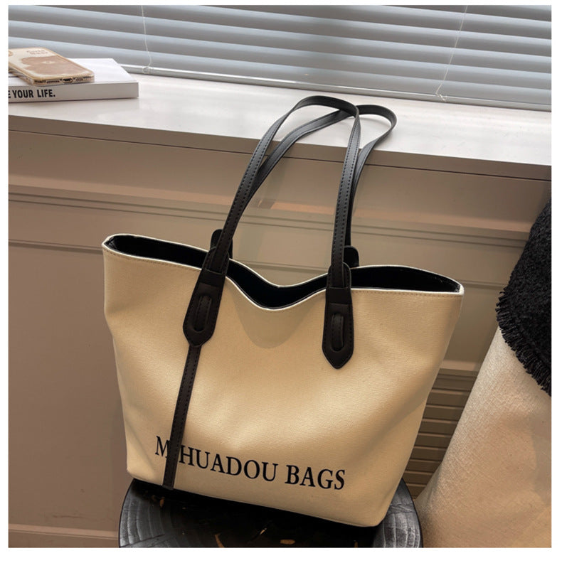 【小物】3色大容量トートバッグF8197