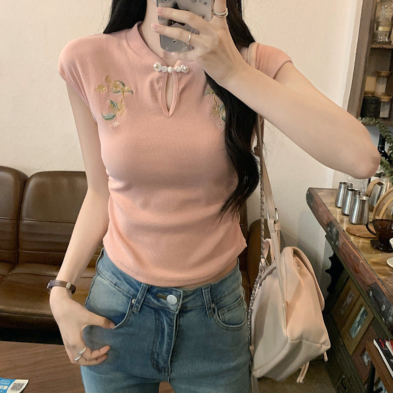 【tops】体型カバーTシャツG22057
