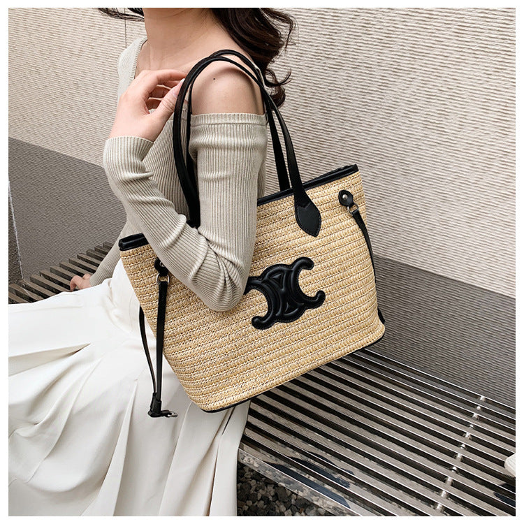 【小物】OL通勤大容量カゴバッグG21743