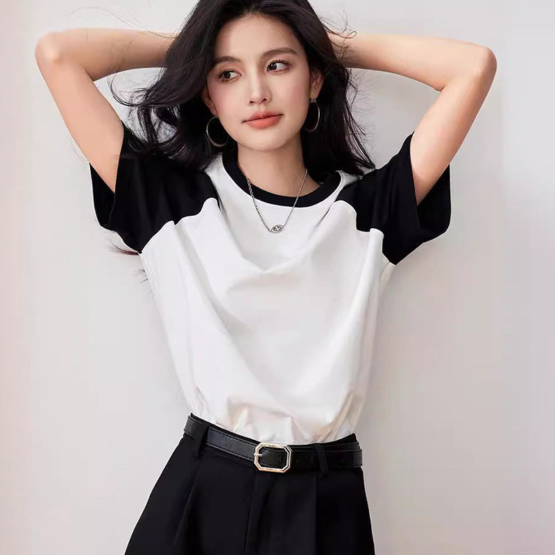 【tops】ラウンドネックTシャツG21960