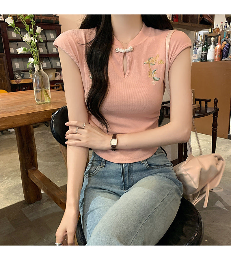 【tops】体型カバーTシャツG22057