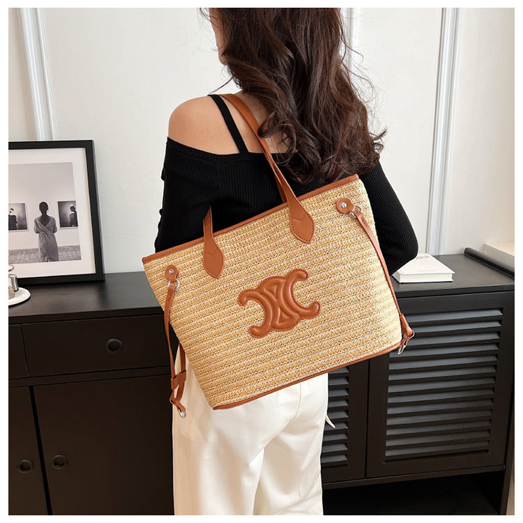 【小物】OL通勤大容量カゴバッグG21743