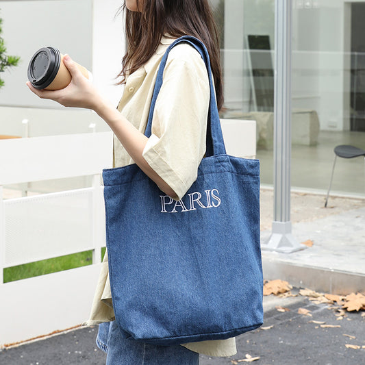 【小物】2色大容量ショルダーバッグF7873